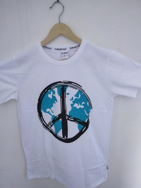 Peace Printed Half Sleeve TShirts