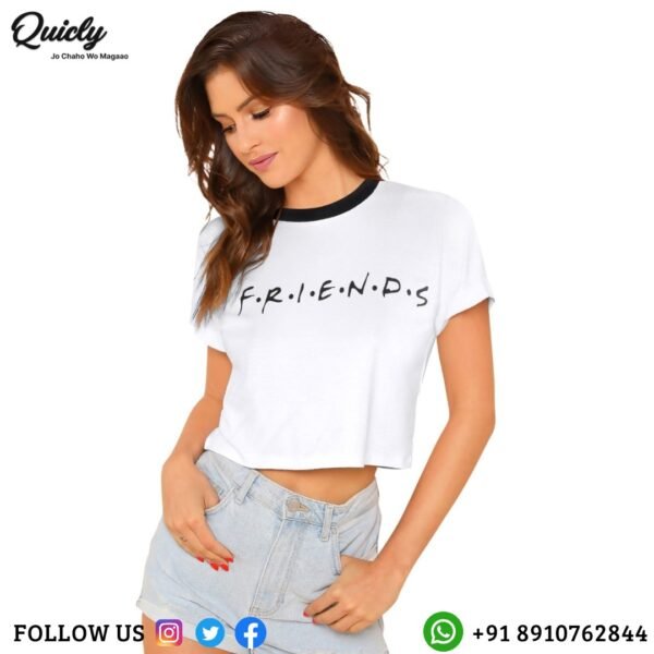 Friends Stylish Round Neck Top