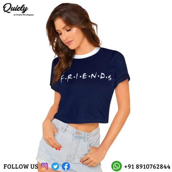 Friends Stylish Round Neck Top