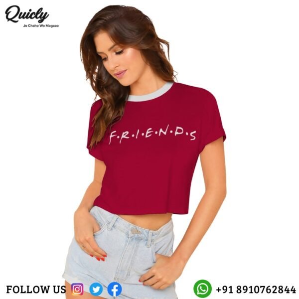 Friends Stylish Round Neck Top